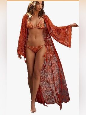NWT Cosita Linda kimono in terra-cotta size medium